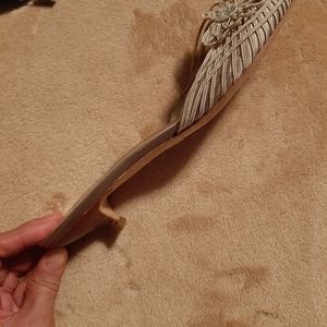 Beautiful Georgio Armani kitten heel slip on